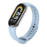 Ремешок на браслет фитнес Xiaomi mi band 8/9/10 Gray blue