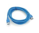 Кабель USB 3.0 тато/мама (AM/AF) 1,5 м синій