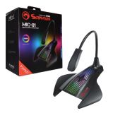Мікрофон MARVO MIC-01 (LED) Black
