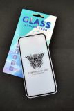 Защитное стекло iPhone 12mini (5.4) Matte with shiny edge Black 4you "Акционная цена"