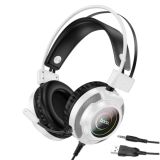 Гарнітура HOCO W110 (мікрофон) (Монітори) White