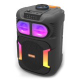 Портативная колонка MS-2065BT-W (USB+SD+Bluetooth+FM+дисплей+микрофон) 38см*23см*23см Black