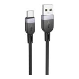 Usb-cable Type-C HOCO X109 2m 3A (круглий) Black