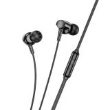 Гарнитура HOCO M112 (микрофон,круглый шнур) Black