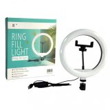 Кільцева лампа RING FILL LIGHT QX-200 20см 8 "(з тримачем,без підставки)