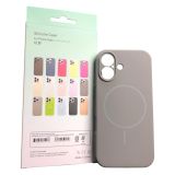 Чехол iPhone 17 Silicon BEATS with MagSafe №14 Space gray