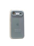 Чохол iPhone 17air Silicon Case original FULL Camera №26 ash (4you)