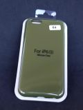 Чехол iPhone 6 Silicon Case original FULL №64 olive green (4you) NO LOGO) "Акционная цена"