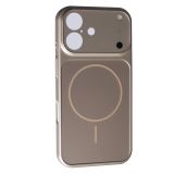 Чехол iPhone 14 Silicon IPHONE 17 STYLE with MagSafe Rose gold