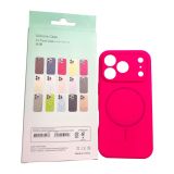 Чехол iPhone 17Pro/18Pro Silicon BEATS with MagSafe №10 Sunrise Pink