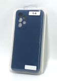 Чехол Samsung A23(4G) Silicon Original FULL №14 Dark blue (4you) "Акционная цена"