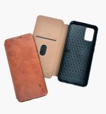Flip Cover for Samsung A03s/A037 DDU Premium Deep coffee (PU Кожа) (4you) "Акционная цена"