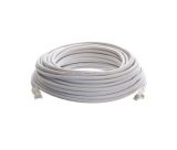 Кабель сетевой RJ45 50м, белый (витая пара)