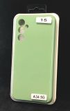 Чехол Samsung A34(5G) Silicon Original FULL №15 Green (4you) "Акционная цена"