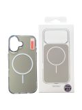 Чохол iPhone 17Pro Silicon Clear case with Magsafe Desert Titanium 