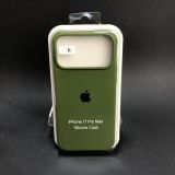 Чехол iPhone 17ProMax/18ProMax Silicon Case original FULL №64 olive green (4you)