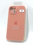 Чехол iPhone 15 Silicon Case original FULL Camera №27 peach (4you)