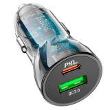 АЗП-USB HOCO Z47A PD30W+QC3.0 (1USB/1Type-C) Black