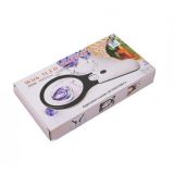 Лупа ручная 3LED NO.6902AB с двойной подсветкой (W) 