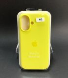 Чохол iPhone 17 Silicon Case original FULL №40 lemon (4you)