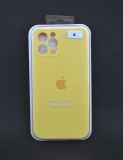Чехол iPhone 12 Silicon Case original FULL Camera №4 yellow (4you) "Акционная цена"