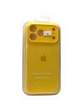 Чехол iPhone 17ProMax Silicon Case original FULL Camera №4 yellow (4you)