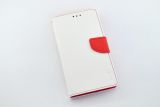 Чехол-книжка 4you Fancy 5,3"-5,7" white/red универсальная - Акционная Цена!