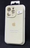 Чехол iPhone 14Pro Silicon Case original FULL Camera №11 antique white (4you)