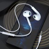 Гарнітура XO EP43 (мікрофон, круглий шнур) White