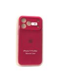Чохол iPhone 17ProMax Silicon Case original FULL Camera №35 rose red (4you)