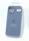 Чехол iPhone 15 Silicon Case original FULL Camera №50 charcoal grey (4you)