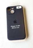 Чехол iPhone 12 Silicon Case original FULL Camera №8 Dark blue (4you)