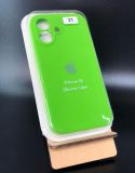 Чехол iPhone 16 Silicon Case original FULL Camera №31 lime green (4you) "Акционная цена"