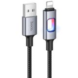 Usb-cable iPhone 5 HOCO U144 27W 1.2m (круглий) Black
