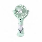 Вентилятор ручной SPRAY FAN LX633Y (увлажнитель, подставка для телефона, 3 режима, Type-C) Green