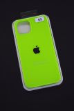 Чехол iPhone 15Pro Silicon Case original FULL №53 neon green (4you) "Акционная цена"