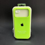 Чехол iPhone 17ProMax Silicon Case original FULL №53 neon green (4you) "Акционная цена"