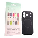 Чохол iPhone 17Pro Silicon BEATS with MagSafe №7 Midnight Black