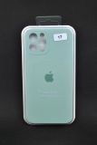 Чехол iPhone 12Pro Silicon Case original FULL Camera №17 spring mint (4you)