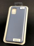 Чехол Samsung A31/A315 Silicon Original FULL №12 Charcoal grey (4you)