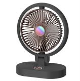 Вентилятор настольный Desktop Fan F16 (АКБ, 3 режима, 180°, MicroUSB) Black
