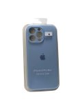 Чехол iPhone 16ProMax Silicon Case original FULL Camera №5 Sea blue (4you)