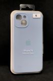 Чохол iPhone 14 Silicon Case original FULL Camera № 5 powder blue ( 4you )