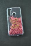 Чехол Xiaomi Redmi Note 8 Silicon Жидкие Блестки (F3) "Акционная цена"