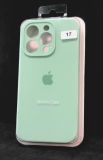 Чехол iPhone 12ProMax Silicon Case original FULL Camera №17 spring mint (4you) 