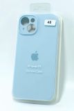 Чохол iPhone 15 Silicon Case original FULL Camera №45 sky blue (4you) 