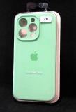 Чехол iPhone 15ProMax Silicon Case original FULL Camera №70 mint (4you) "Акционная цена"