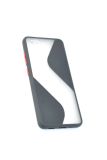 Чехол Samsung A01/A015 Silicon Wave Black/red "Акционная цена"