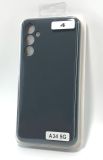 Чехол Samsung A34(5G) Silicon Original FULL №4 Midnight blue (4you)