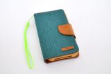 Чохол-книжка 4you Canvas 3,5 "- 4" dark green / brown універсальна "Акційна ціна"